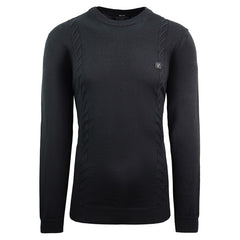 Lyle & Scott Knitted Mens Black Sweater