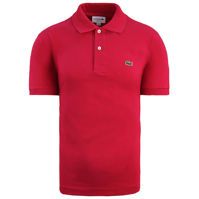 Lacoste Classic Fit Mens Pink Polo Shirt