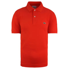 Lacoste Classic Fit Mens Orange Polo Shirt