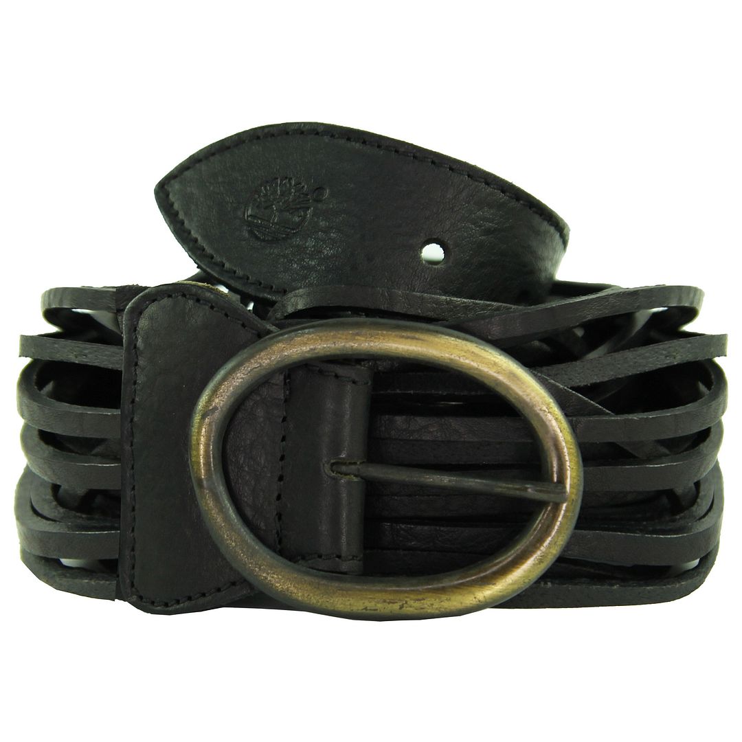 Timberland Casual Black Womens Leather Belt M1643 001