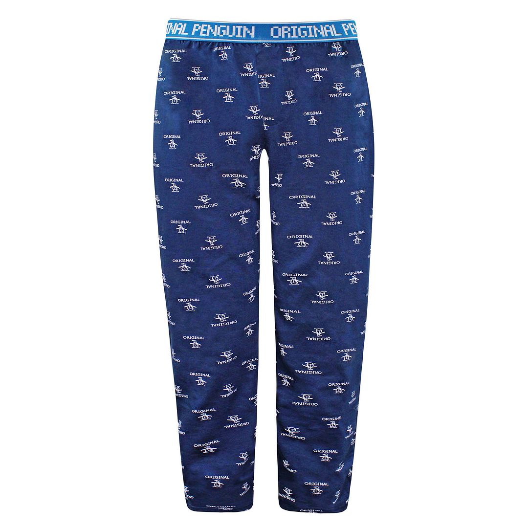 Original Penguin Jersey Lounge Mens Navy Pyjamas Bottoms