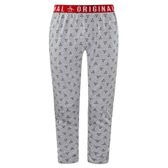 Original Penguin AOP Pete Mens Grey Lounge Pyjamas Bottoms