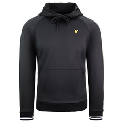 Lyle & Scott Tipped Tricot Mens Black Hoodie