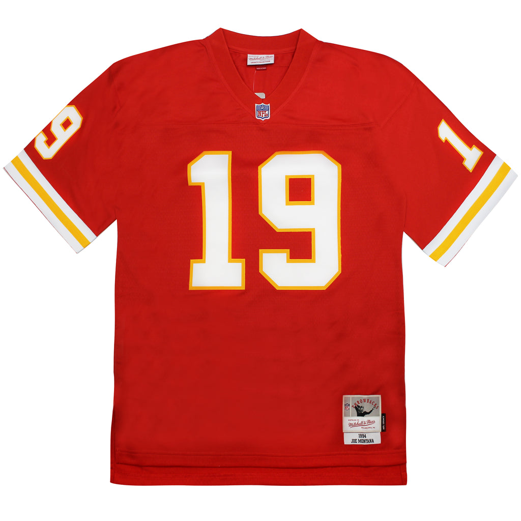 Mitchell & Ness NFL Kansas City Chiefs Joe Montana 19 Mens Jersey