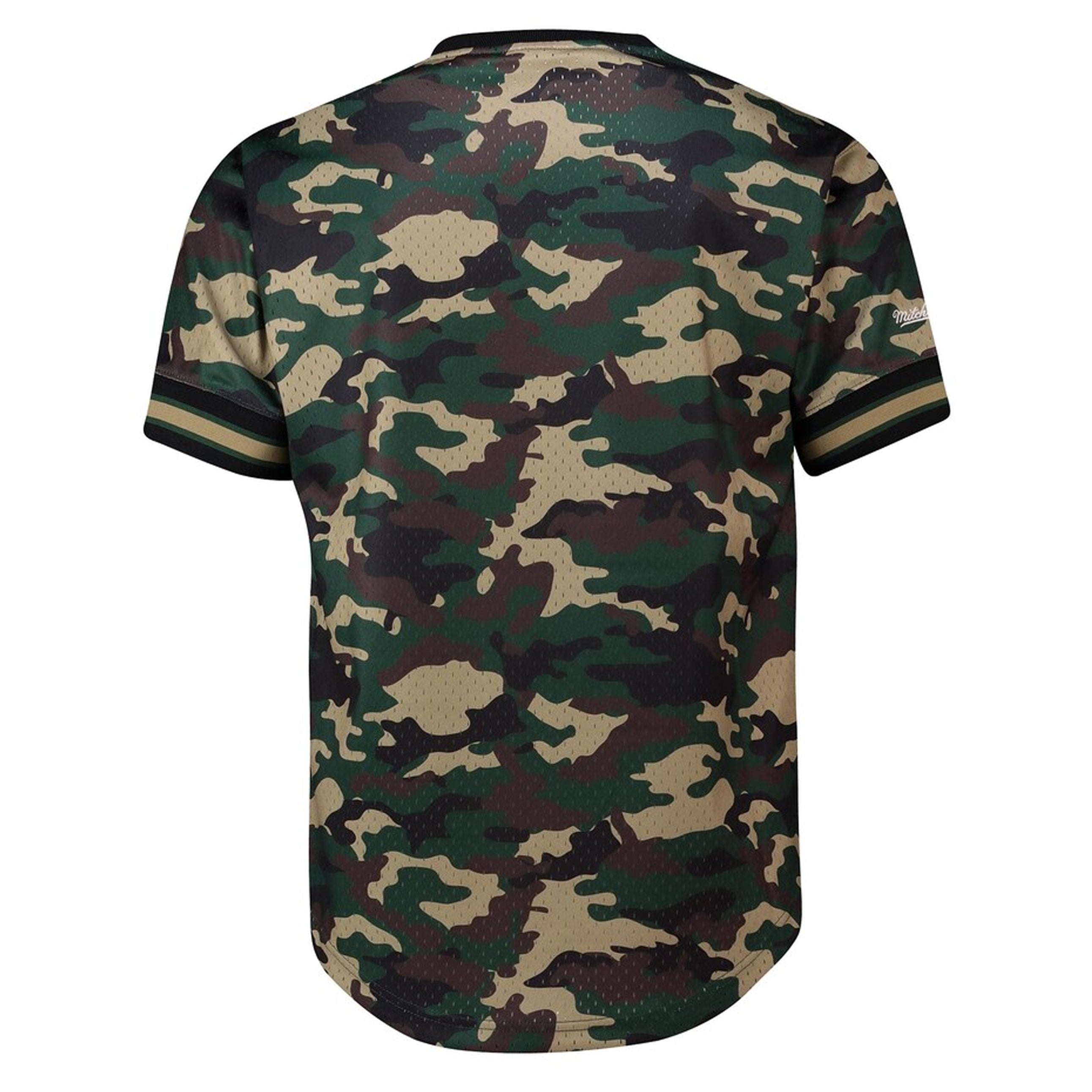 Mitchell & Ness NBA New York Knicks Mens Camo Mesh T-Shirt