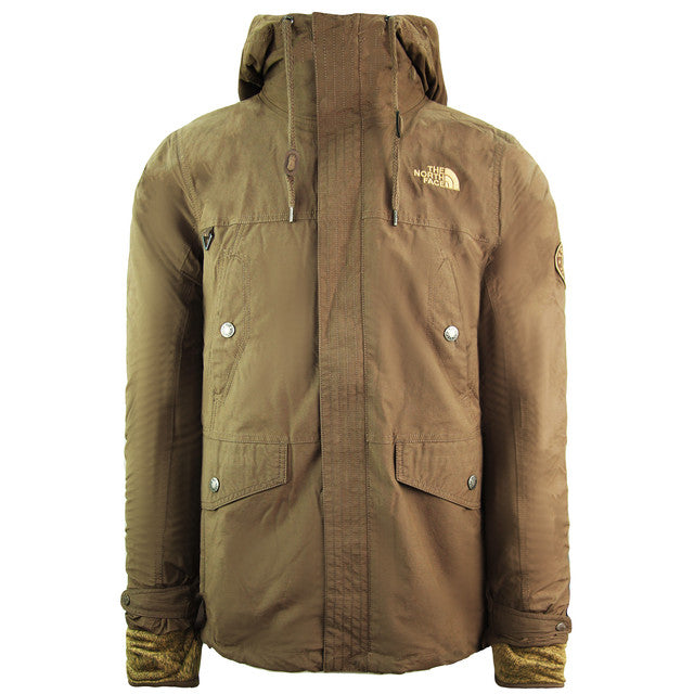 The North Face Gore-Tex Hike Insulated Mens Beige Triclimate Coat