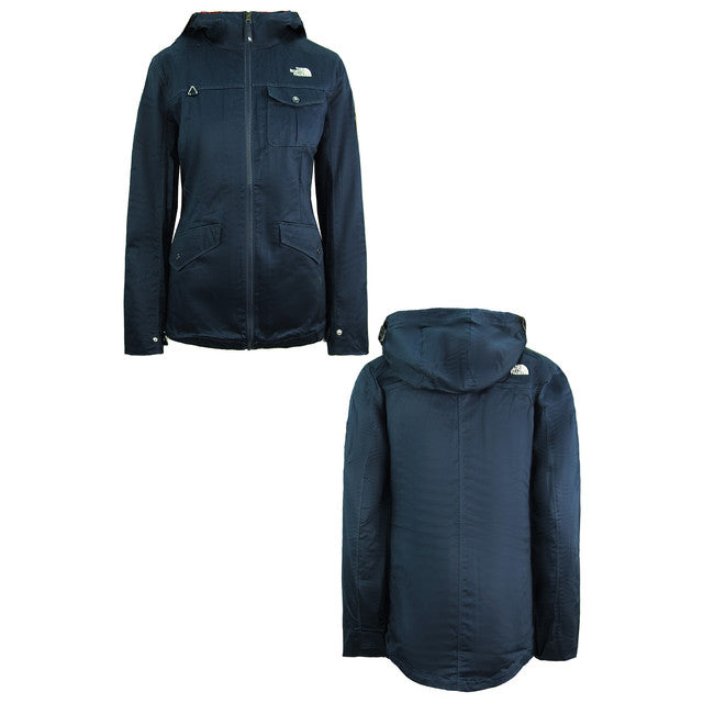 The North Face Utility Parka Zip Up Hooded Navy Womens Lifestyle Jacket NF0A3L7BH2G