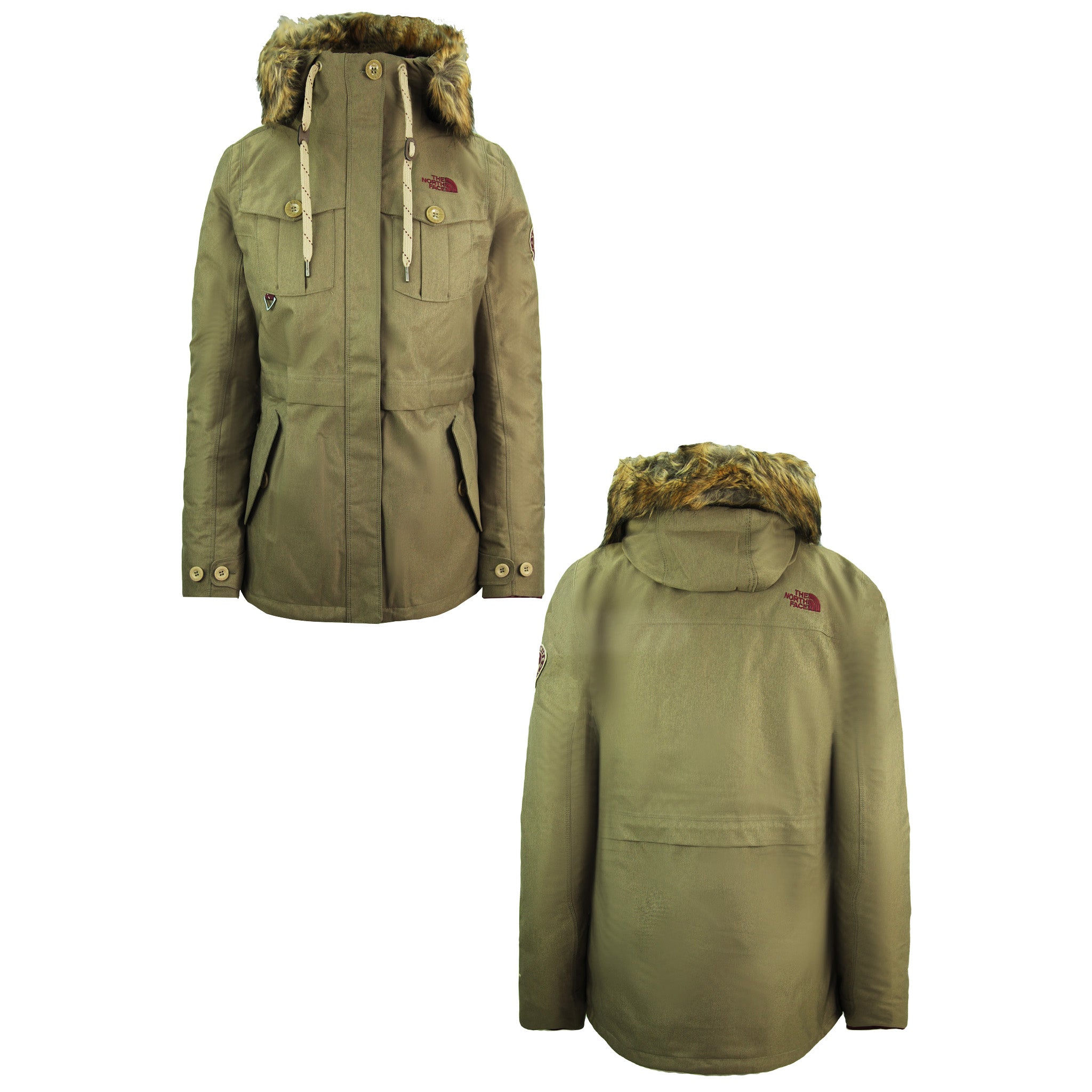 The North Face Snowboard Triclimate Womens Green Parka Jacket