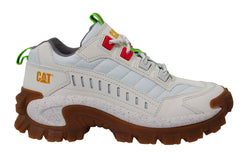 Caterpillar CAT Intruder Oxford White Star Trainers - Mens