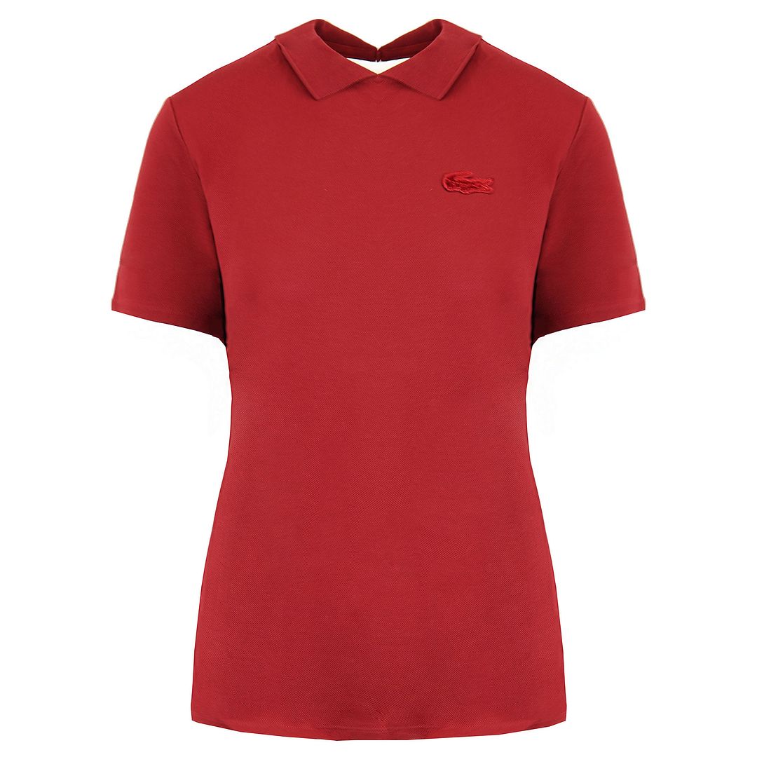 Lacoste Regular Fit Womens Red Polo Shirt