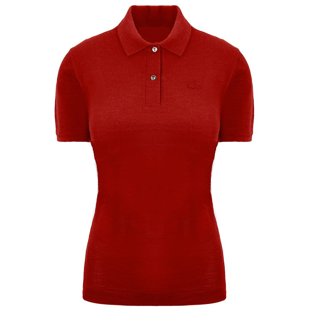 Lacoste 85th Anniversary Collection Womens Red Polo Shirt