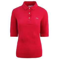 Lacoste Womens Pink Polo Shirt