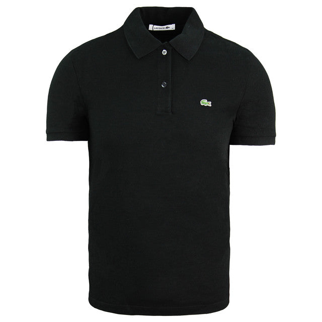 Lacoste Short Sleeve Womens Black Cotton Polo Shirt PF6958 031