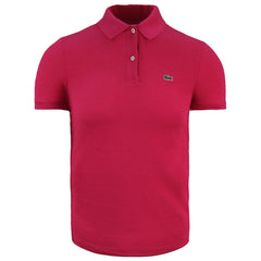 Lacoste Classic Fit Womens Pink Polo Shirt