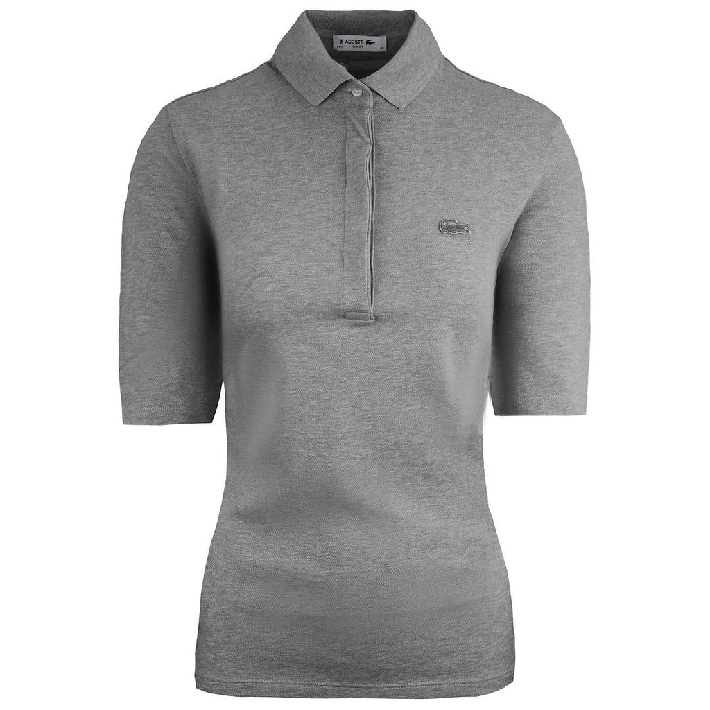 Lacoste Slim Fit Womens Grey Polo Shirt