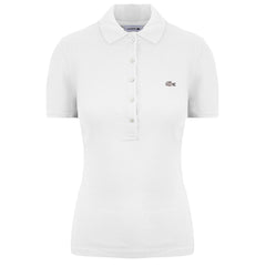 Lacoste Slim Fit Womens White Polo Shirt