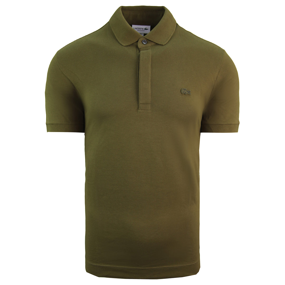 Lacoste Regular Fit Mens Khaki Polo Shirt