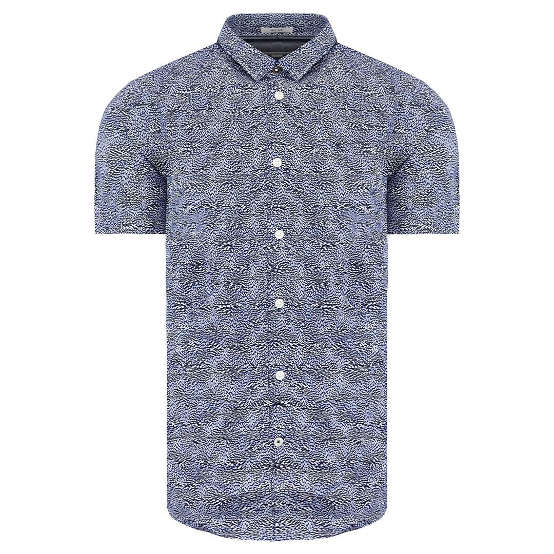 Pepe Jeans Steve Slim Fit Mens Blue Shirt