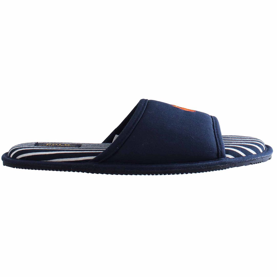 Ralph Lauren Mule Antero Mens Navy Slippers