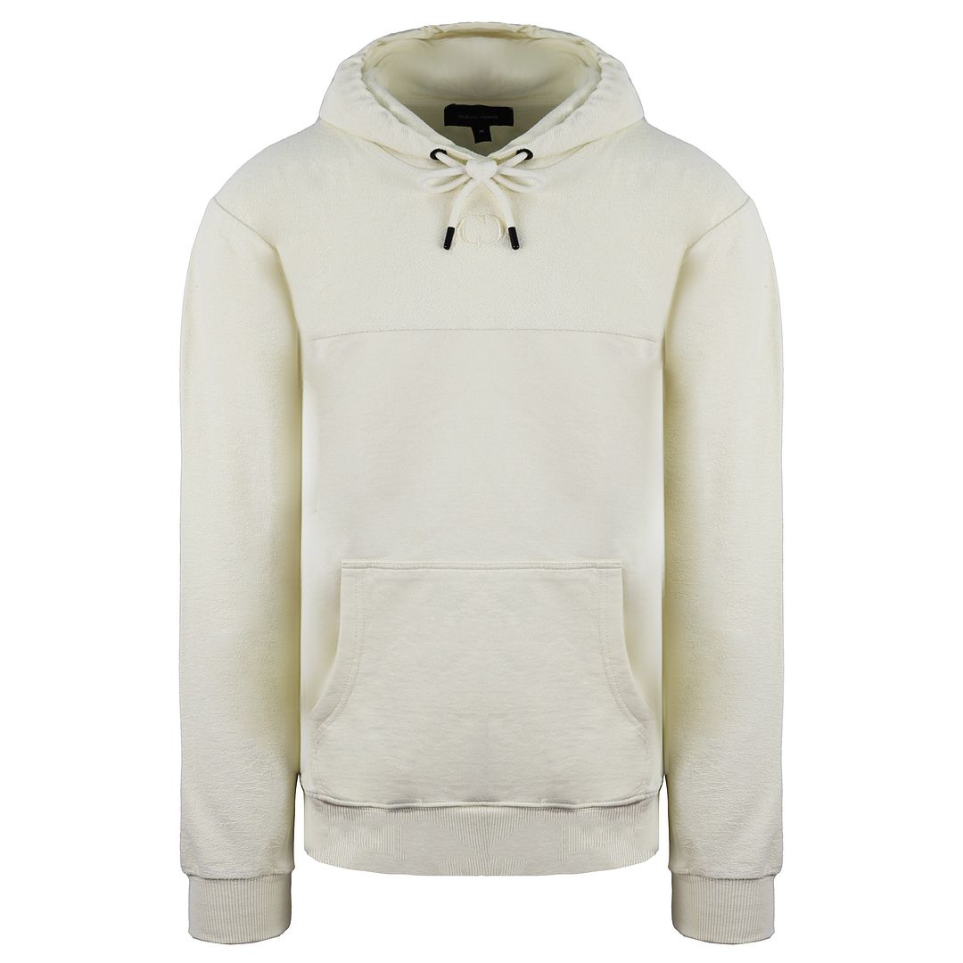 Criminal Damage Reverse Loopback Mens Beige Hoodie