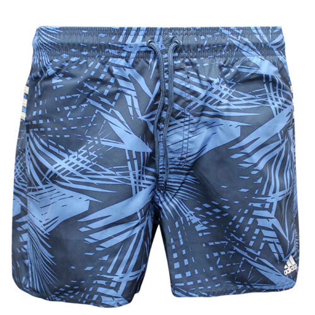 Adidas Printed Mens Blue Swim Shorts