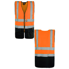 Dickies Two Tone Hi-Vis Mens Orange Vest