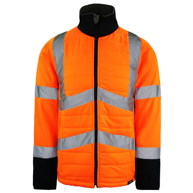 Dickies Hi-Vis Loudon Mens Orange Reflective Jacket