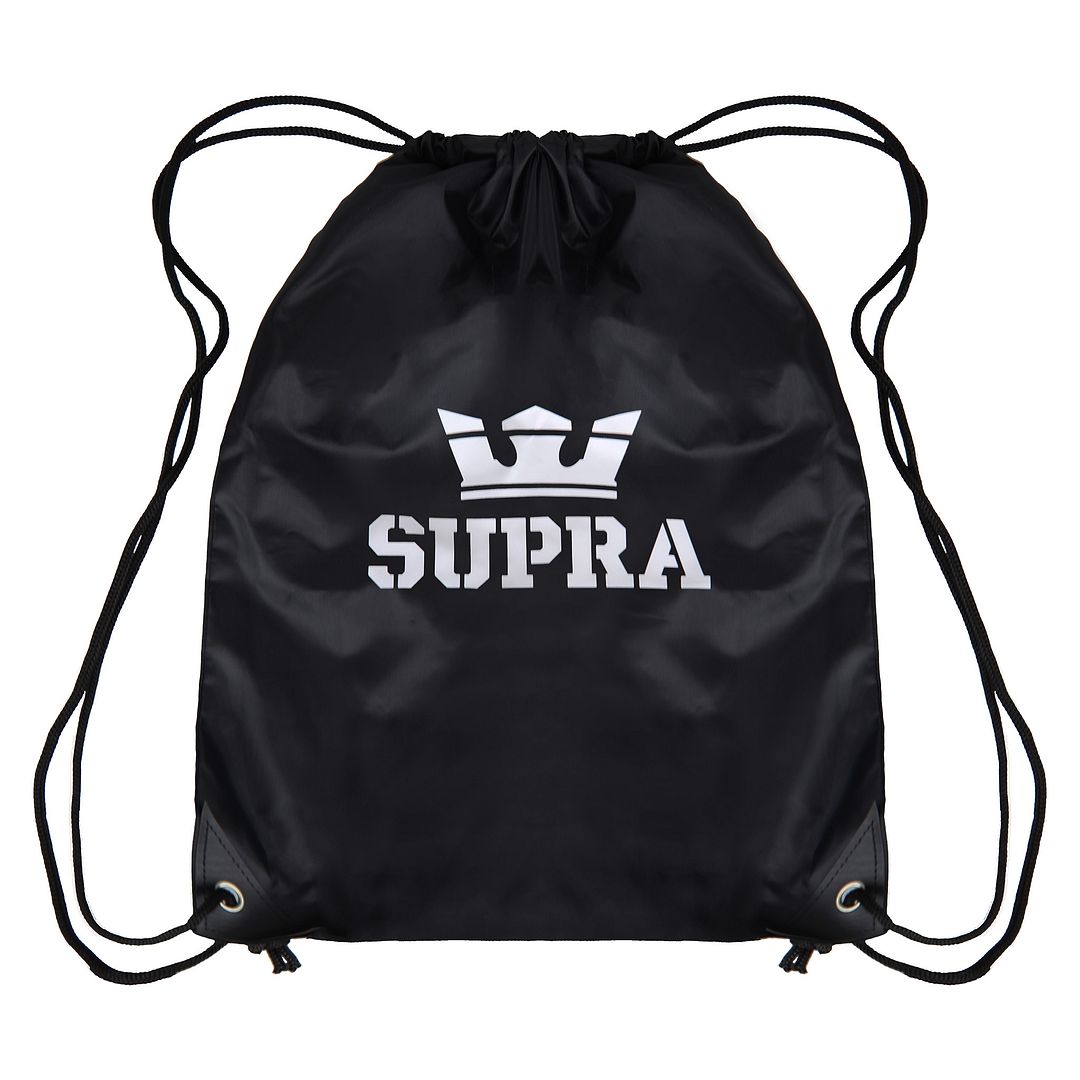 Supra Logo Black Nylon Bag