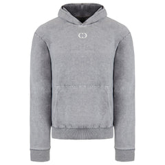 Criminal Damage Slub Mens Grey Hoodie