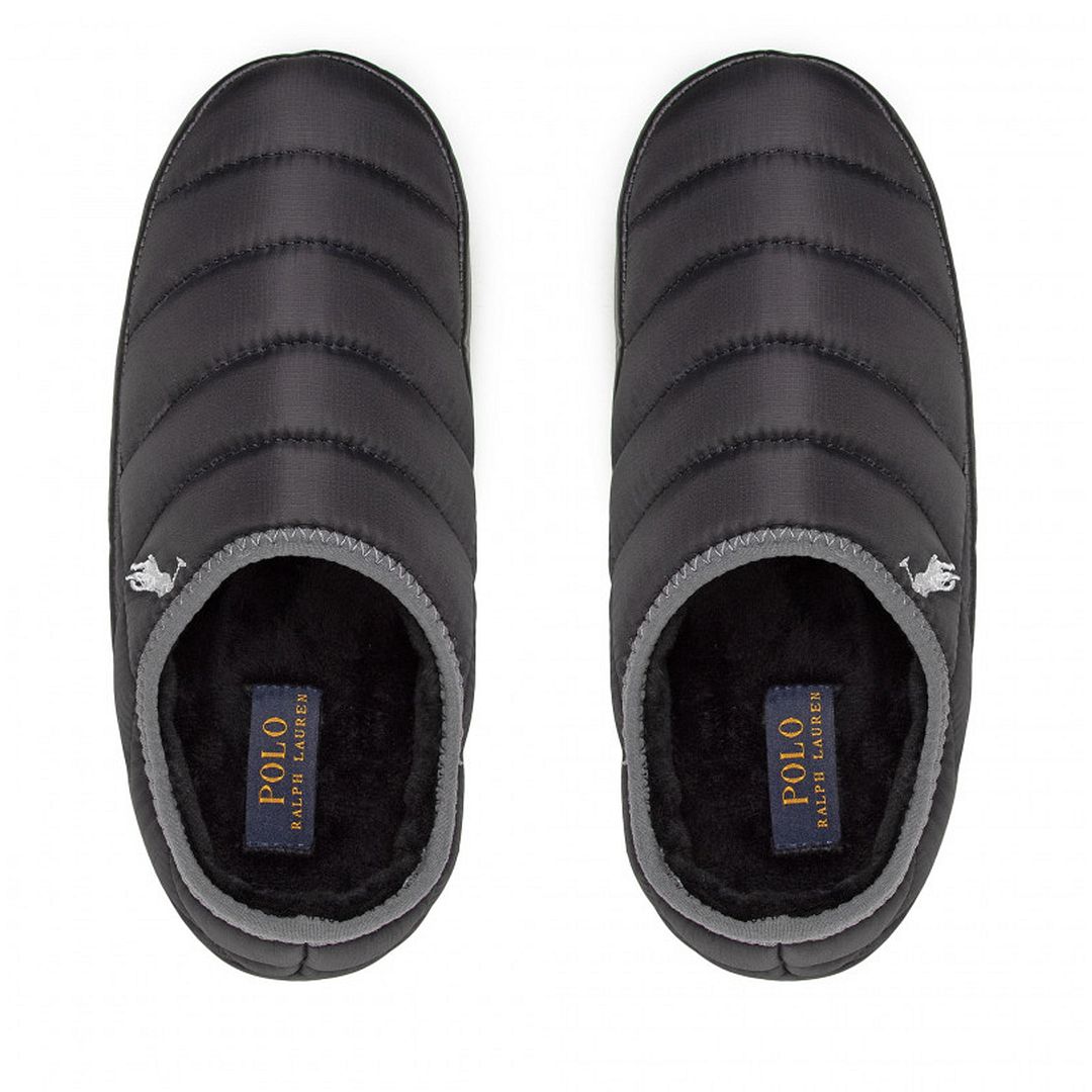 Ralph Lauren Maxon Mens Black Slippers