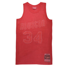 Mitchell & Ness Houston Rockets Hakeem Olajuwon 34 Washed Out Swingman Jersey