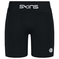 Skins Series-1 Stretch Waist Black Men Training Half Tights Shorts SO00100029001