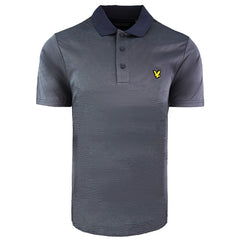 Lyle & Scott Golf Microstripe Mens Grey Polo Shirt