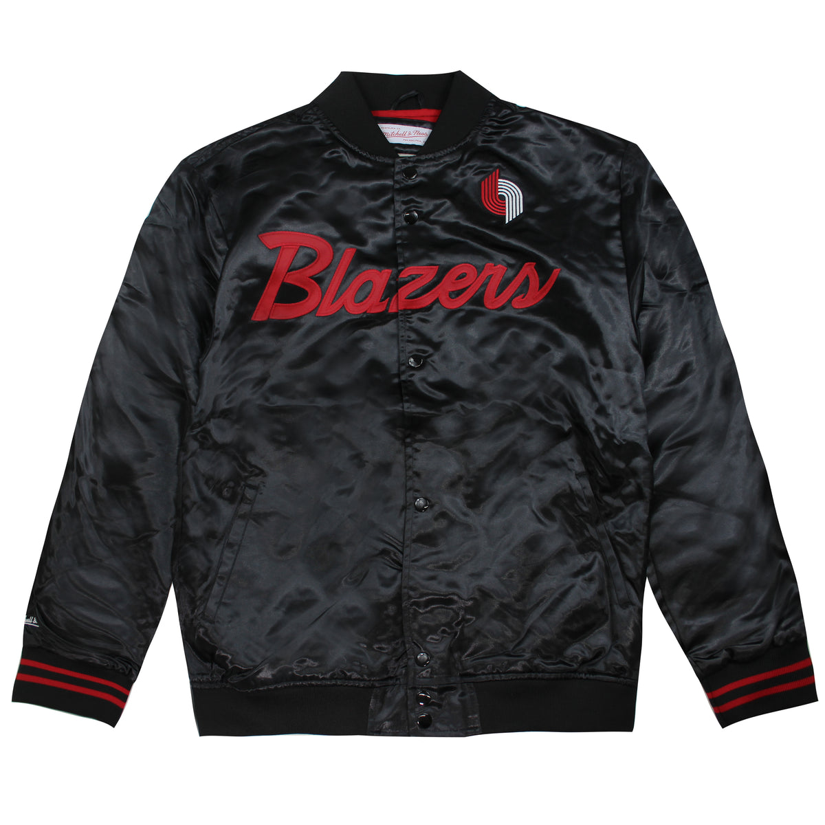 Mitchell & Ness Portland Trail Blazers Special Script Lightweight Satin Jacket