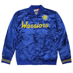 Mitchell & Ness State Warriors Mens Satin Bomber Jacket