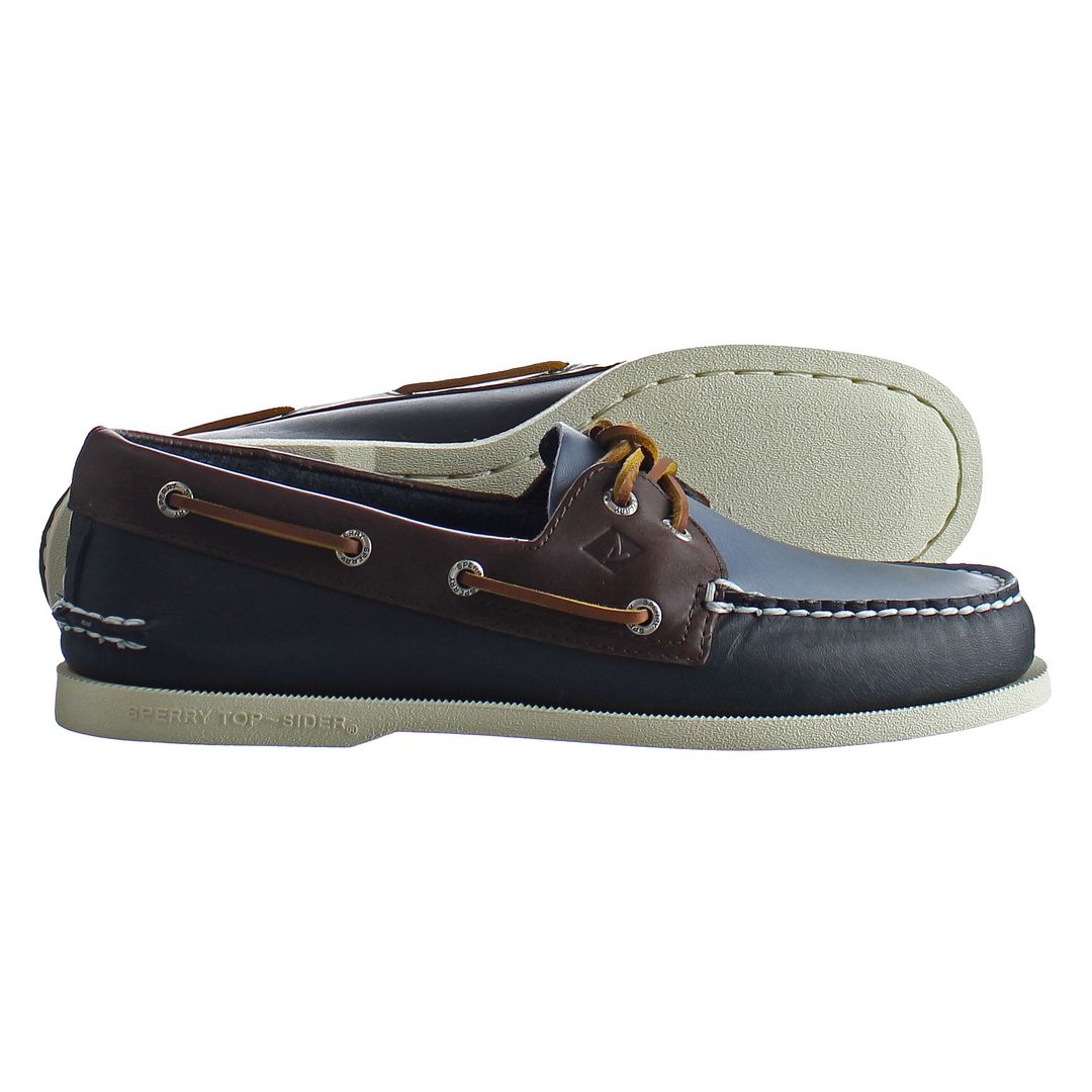 Sperry A/0 2-Eye Tri Mens Blue Shoes