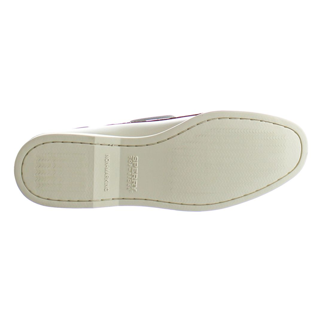 Sperry A/0 2-Eye Pin Perf Mens White Shoes