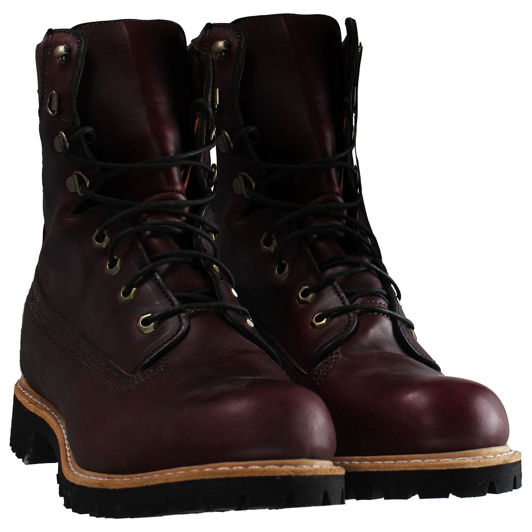 Timberland 8inch Red Mens Boots