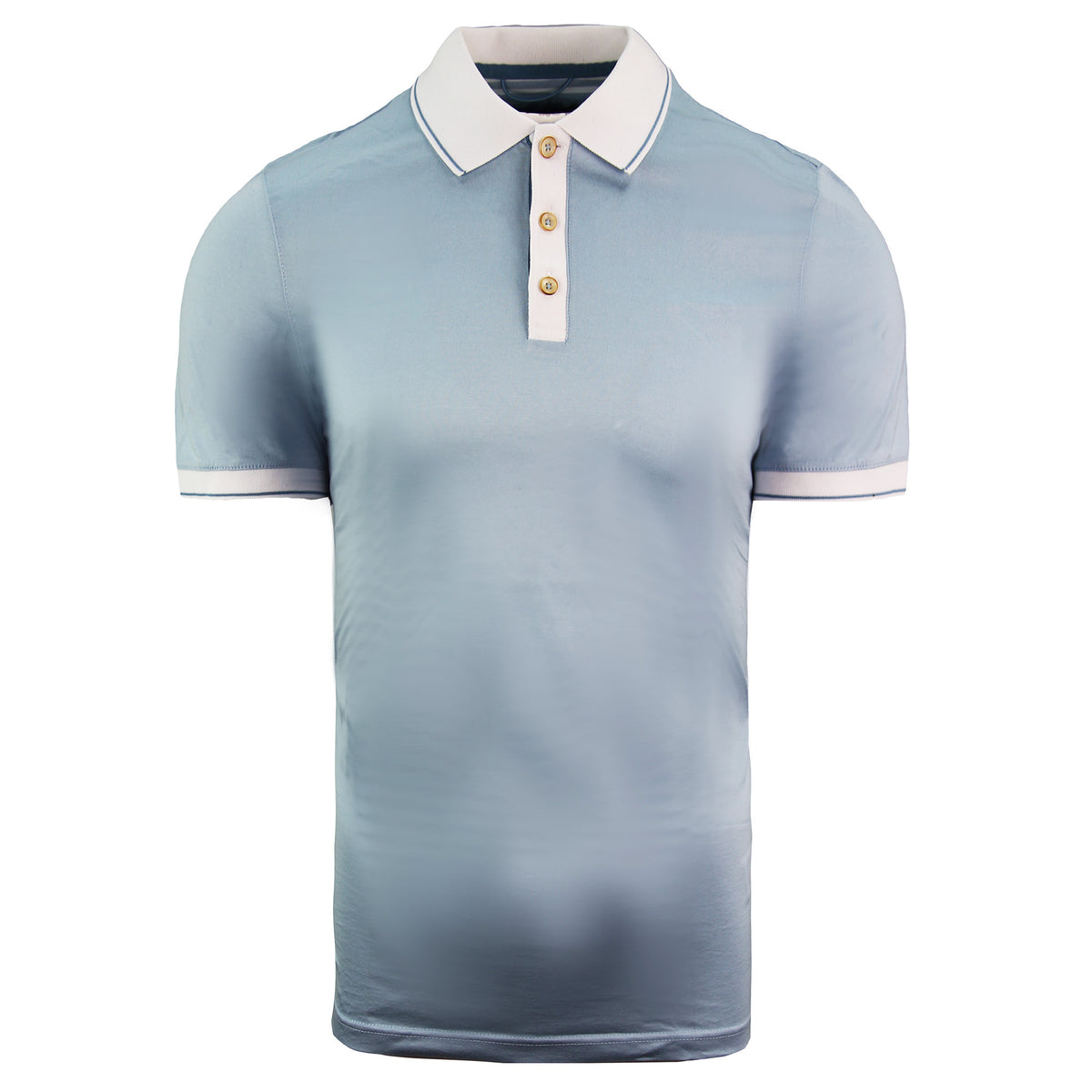 Ted Baker Contrast Mens Blue Polo Shirt