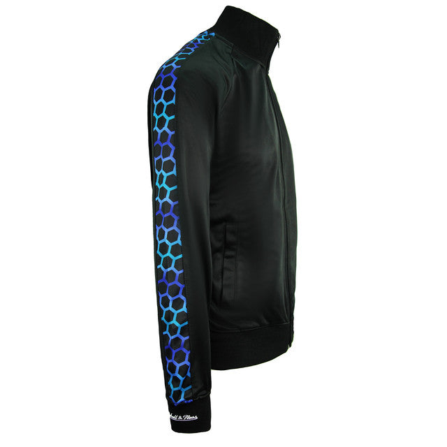 Mitchell & Ness Charlotte Hornets Mens Black Track Jacket