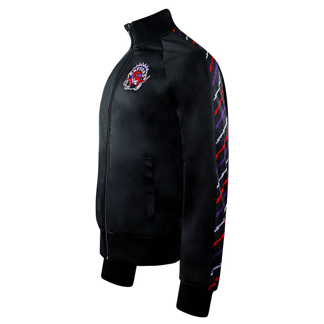 Mitchell & Ness Toronto Raptors Mens Black Track Jacket