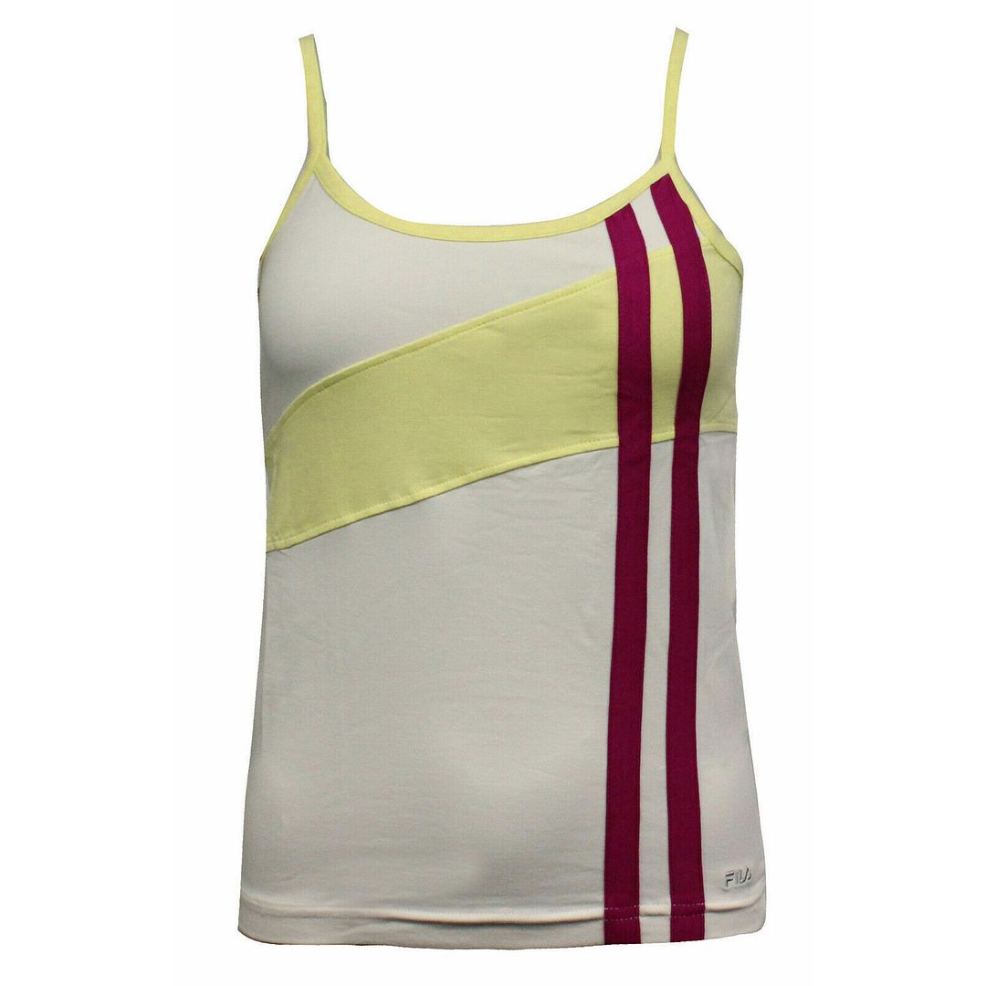 Fila Womens Off White Tank Top