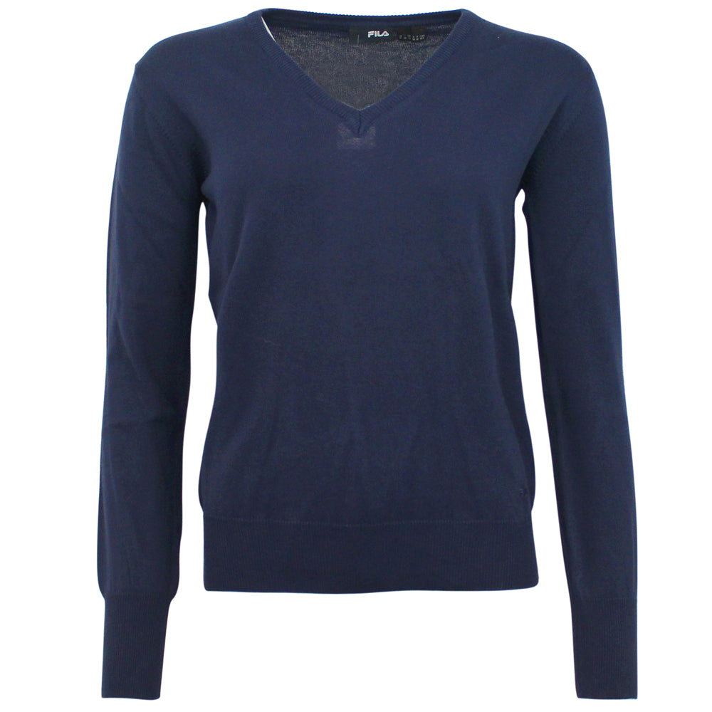 Fila Plain Mens Blue Sweater