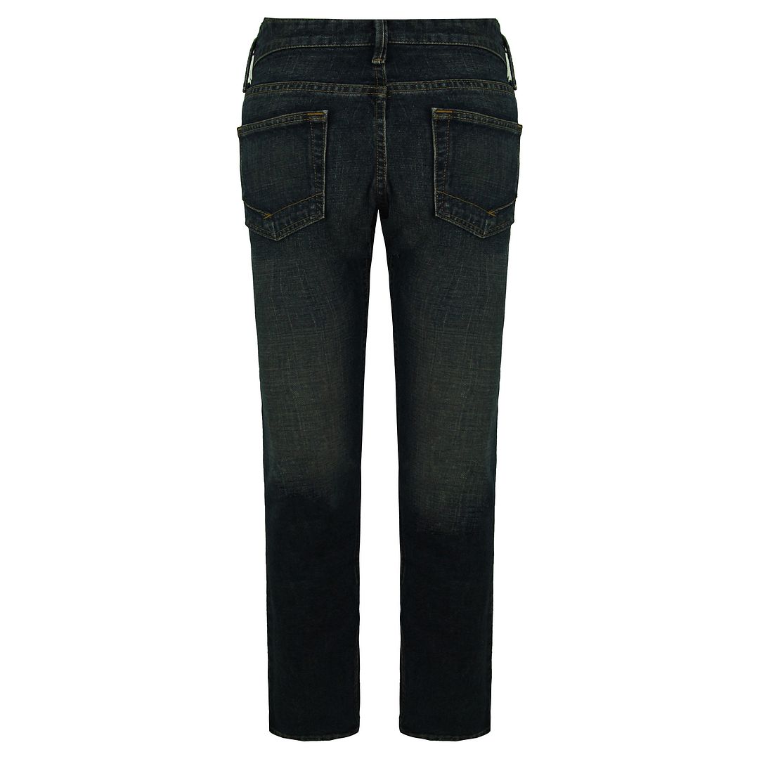 Vans Skinny Fit Low Rise Mens Dark Blue Jeans