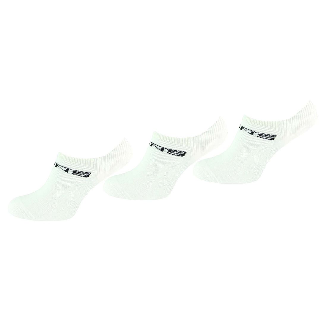 Vans Off The Wall 3-Pack  No Show White Socks