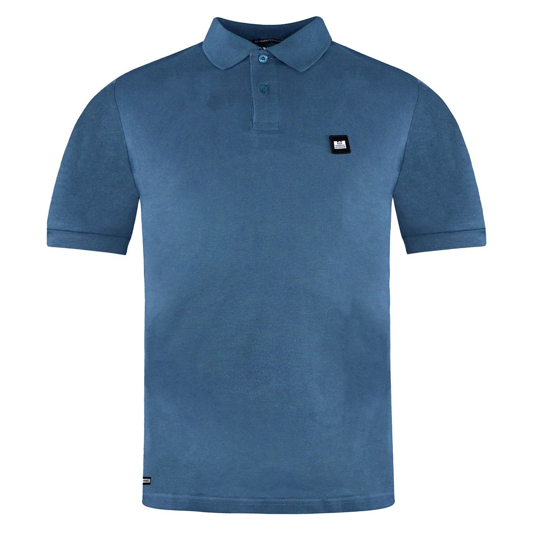 Weekend Offender Barnum Mens Blue Polo Shirt