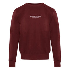 Weekend Offender Logo Mens Wine Sweater