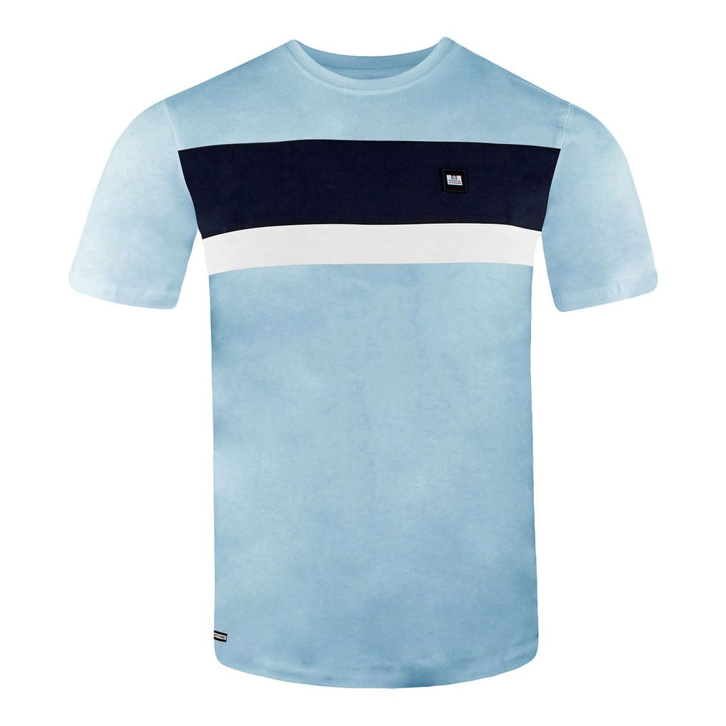 Weekend Offender Mens Blue Crossword T-Shirt