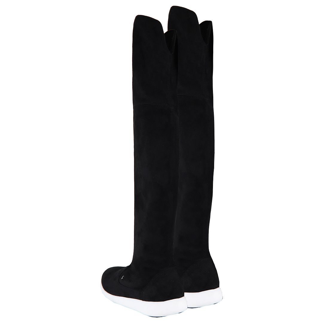 Armani Exchange Micro Womens Black Boots