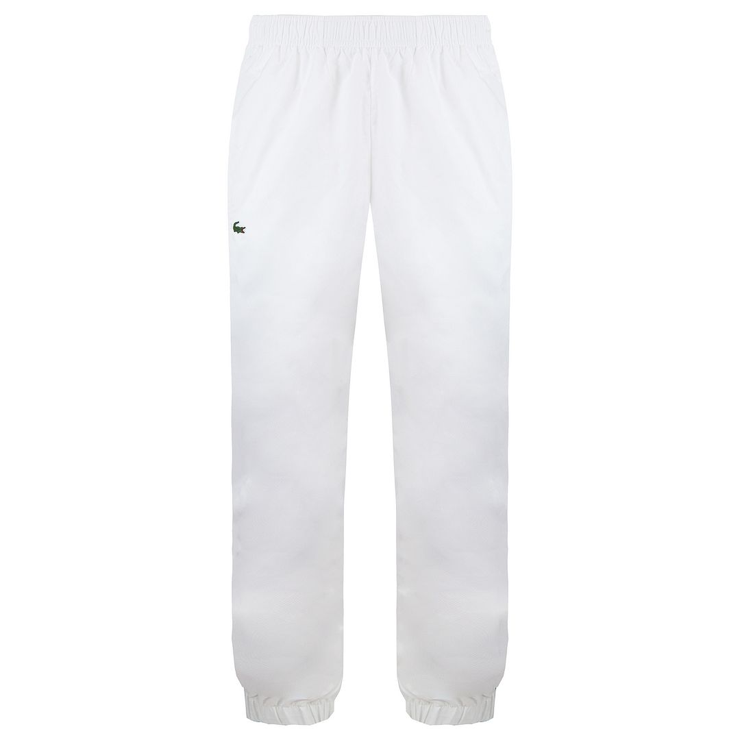 Lacoste Stretch Waist Mens White Track Pants